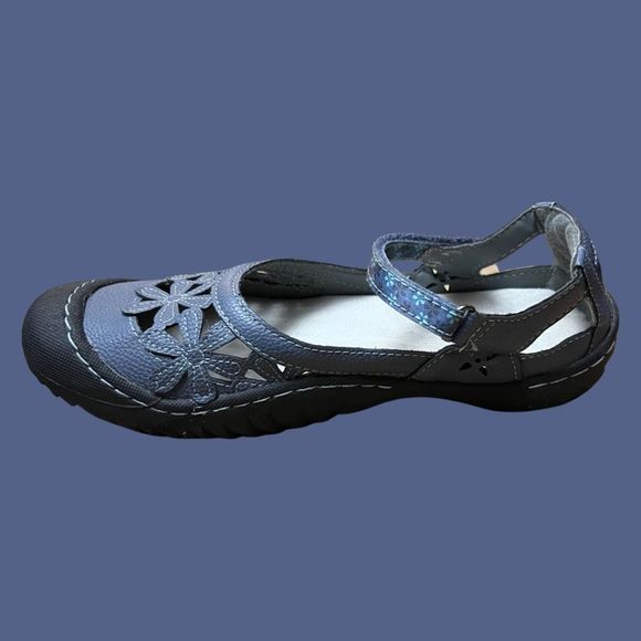 JSport by Jambu Blue Wildflower Sport Women's Sandals Size 8.5 - Picture 5 of 6